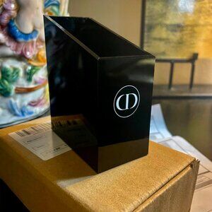 NEW in BOX Authentic DIOR black lacquer Makeup Holder for Lipliner Eyeliner Pens